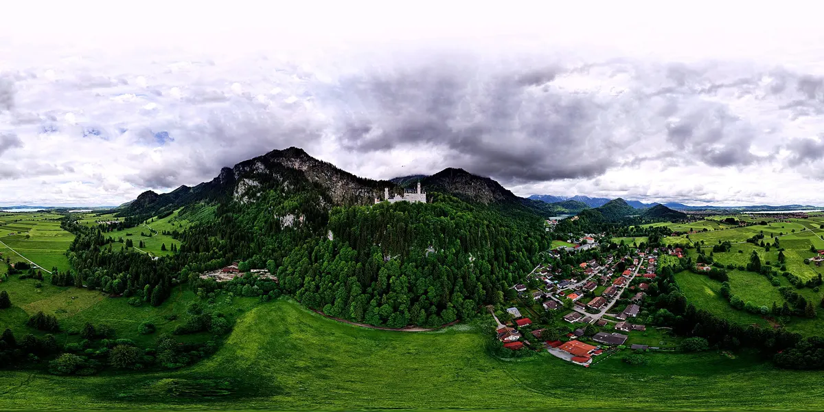 Schwangau Panorama in Bayern