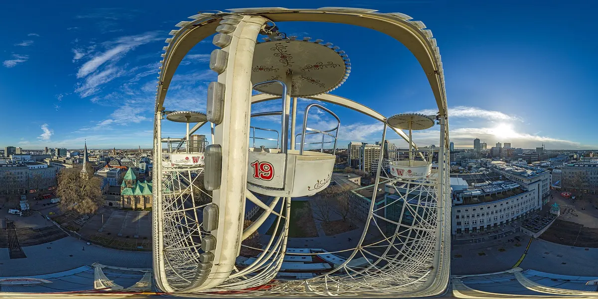 Wilhelm Riesenrad in Essen Panorama